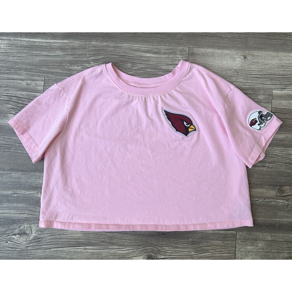 Pro Standard Pink Cropped Top Arizona Cardinals Women’s Shirt Size Small